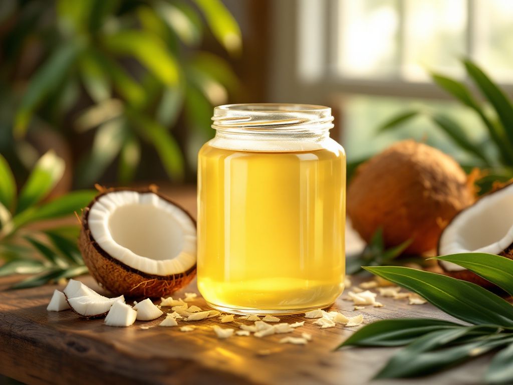 l’huile de coco
