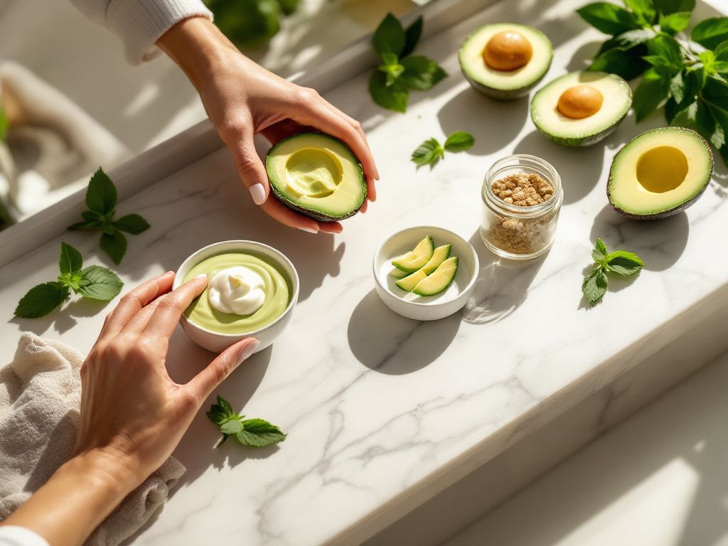 Masques capillaires à l'avocat pour cheveux secs et bouclés Masques capillaires à l'avocat pour cheveux secs et bouclés